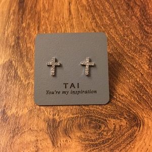 Cross earrings